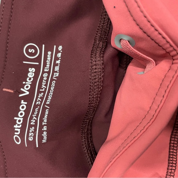 NWT Outdoor Voices Zoom Legging Desert Rose/Shiraz/Pomegranate SIZE SMALL - Picture 5 of 5